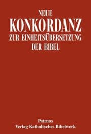 Cover von Neue Konkordanz zur Einheitsübersetzung der Bibel