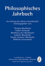 Cover von Philosophisches Jahrbuch
