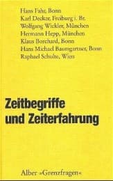 Cover von Zeitbegriffe und Zeiterfahrung