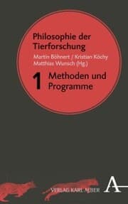Cover von Philosophie der Tierforschung