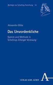Cover von Das Unvordenkliche in der Erlanger Vorlesung von 1821