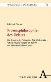 Cover von Prozessphilosophie des Geistes
