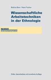 Cover von Wissenschaftliche Arbeitstechniken in der Ethnologie