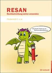 Cover von RESAN - Rechtschreibung sicher anwenden. Förderheft f, v,w