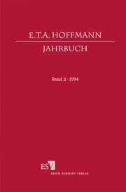 Cover von E.T.A. Hoffmann-Jahrbuch 1994