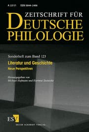 Cover von Literatur und Geschichte