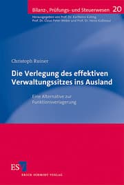Cover von Die Verlegung des effektiven Verwaltungssitzes ins Ausland