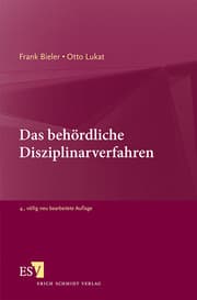 Cover von Das behördliche Disziplinarverfahren