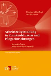 Cover von Arbeitszeitgestaltung in Krankenhäusern und Pflegeeinrichtungen