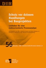Cover von Schutz vor dolosen Handlungen bei Bauprojekten