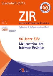Cover von 50 Jahre ZIR: Meilensteine der Internen Revision