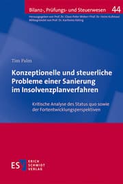 Cover von Konzeptionelle und steuerliche Probleme einer Sanierung im Insolvenzplanverfahren