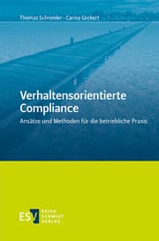 Cover von Verhaltensorientierte Compliance