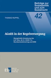 Cover von AGnES in der Regelversorgung