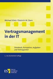 Cover von Vertragsmanagement in der IT