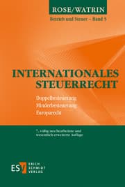 Cover von Internationales Steuerrecht