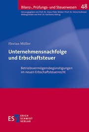Cover von Unternehmensnachfolge und Erbschaftsteuer