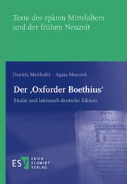 Cover von Der Oxforder Boethius
