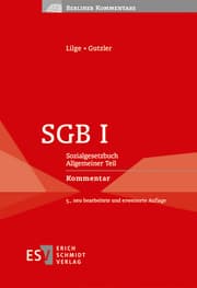 Cover von SGB I