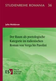 Cover von Der Raum als poetologische Kategorie im italienischen Roman von Verga bis Pasolini