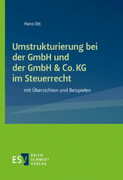Cover von Umstrukturierung bei der GmbH und der GmbH & Co. KG im Steuerrecht