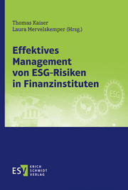 Cover von Effektives Management von ESG-Risiken in Finanzinstituten