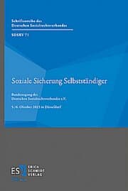 Cover von Soziale Sicherung Selbstständiger