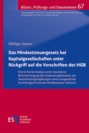 Cover von Das Mindeststeuergesetz bei Kapitalgesellschaften unter Rückgriff auf die Vorschriften des HGB