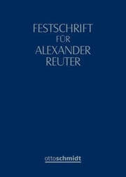 Cover von Festschrift für Alexander Reuter