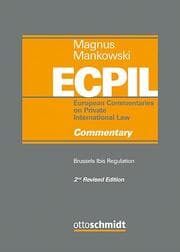 Cover von ECPIL I - Brussels Ibis Regulation