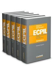 Cover von ECPIL I-IV: European Commentaries on Private International Law