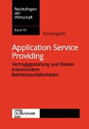 Cover von Application Service Providing