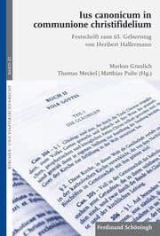 Cover von Ius canonicum in communione christifidelium