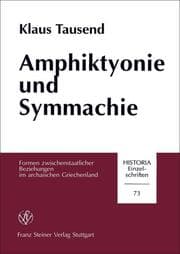 Cover von Amphiktyonie und Symmachie