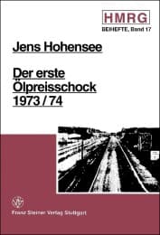 Cover von Der erste Ölpreisschock 1973/74
