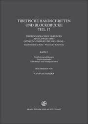 Cover von Tibetische Handschriften und Blockdrucke