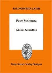 Cover von Peter Steinmetz: Kleine Schriften