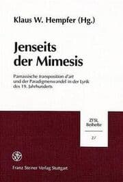 Cover von Jenseits der Mimesis