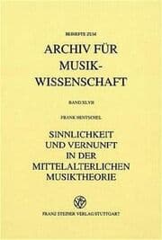 Cover von Sinnlichkeit und Vernunft in der mittelalterlichen Musiktheorie