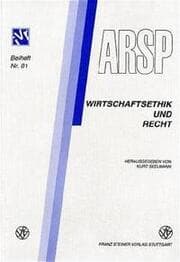 Cover von Wirtschaftsethik und Recht/Éthique de l'Économie et Droit/Etica dell'Economia e Diritto