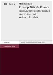 Cover von Pressepolitik als Chance