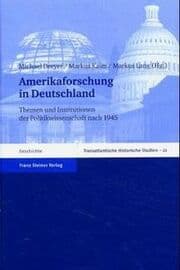 Cover von Amerikaforschung in Deutschland