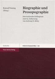 Cover von Biographie und Prosopographie