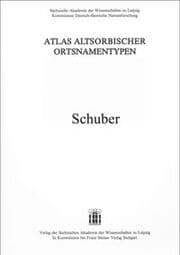 Cover von Atlas altsorbischer Ortsnamentypen.Schuber zu den Lieferungen 1-5