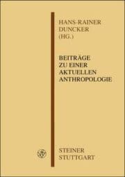 Cover von Beiträge zu einer aktuellen Anthropologie