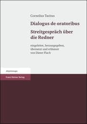 Cover von Cornelius Tacitus: Dialogus de oratoribus. Streitgespräch über die Redner