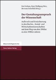 Cover von Der Gestaltungsanspruch der Wissenschaft