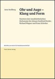Cover von Ohr und Auge - Klang und Form