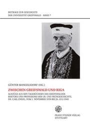 Cover von Zwischen Greifswald und Riga