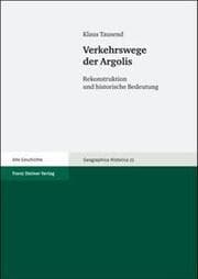 Cover von Verkehrswege der Argolis